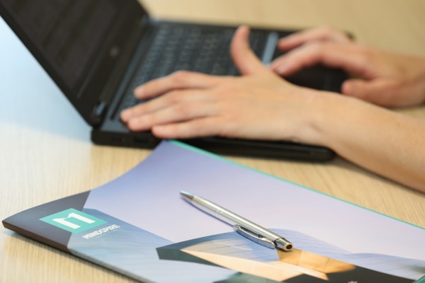 Project management contact form